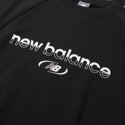 ニューバランス New Balance メンズ スウェットトレーナー スウェットクルー(裏毛)_Trackside  MT62N5SY （ブラック）｜詳細画像