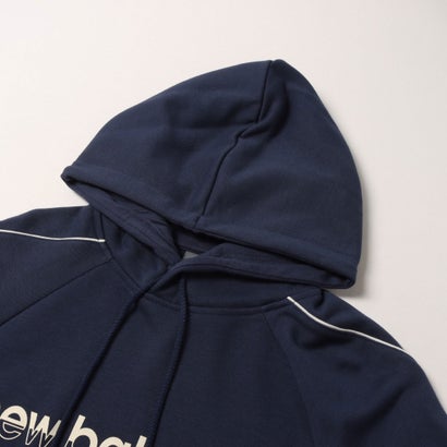 ニューバランス New Balance メンズ スウェットパーカー スウェットフーディ(裏毛)_Trackside  MT62W318 （NBネイビー）｜詳細画像
