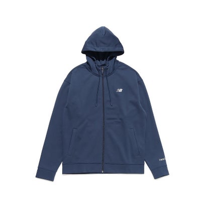 ニューバランス/メンズ/ダブルニットフーディ 裏起毛 （NAVY）｜詳細画像