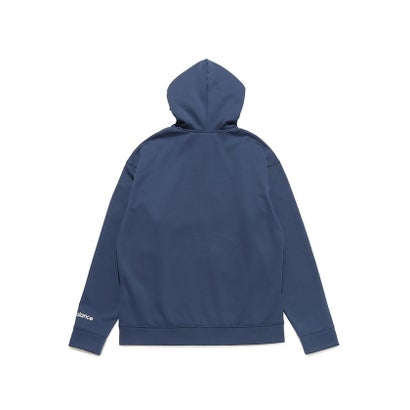ニューバランス/メンズ/ダブルニットフーディ 裏起毛 （NAVY）｜詳細画像