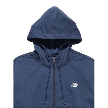 ニューバランス/メンズ/ダブルニットフーディ 裏起毛 （NAVY）｜詳細画像