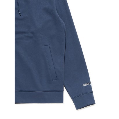 ニューバランス/メンズ/ダブルニットフーディ 裏起毛 （NAVY）｜詳細画像