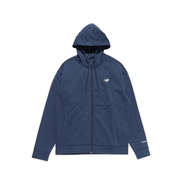 /メンズ/ダブルニットフーディ 裏起毛 （NAVY）
