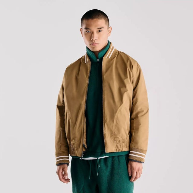 大谷翔平 シグネチャー 2in1 バーシティジャケット（大谷翔平 Signature 2in1 Varsity Jacket） （Bark）