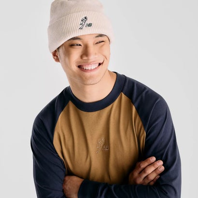 大谷翔平 シグネチャーラグランロングスリーブTシャツ（大谷翔平 Signature Raglan Long Sleeve T-Shirt） （Bark）｜詳細画像