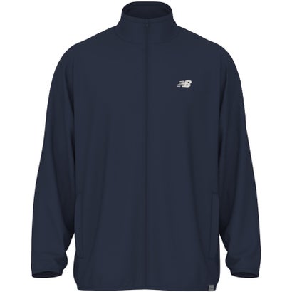 ニューバランス New Balance KNIT TRACK JACKET フルジップジャケット トレーニング ニット素材 リラックスフィット リフレクティブ （TNV チームネイビー）｜詳細画像