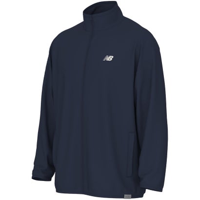 ニューバランス New Balance KNIT TRACK JACKET フルジップジャケット トレーニング ニット素材 リラックスフィット リフレクティブ （TNV チームネイビー）｜詳細画像