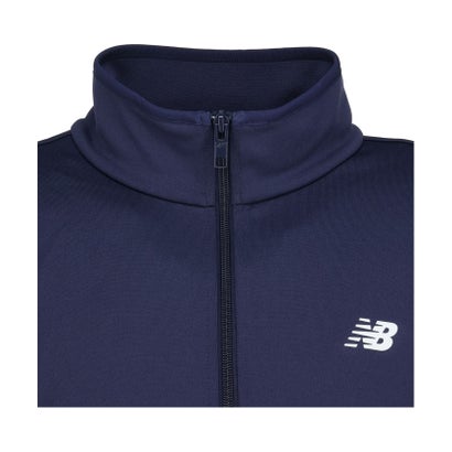 ニューバランス New Balance KNIT TRACK JACKET フルジップジャケット トレーニング ニット素材 リラックスフィット リフレクティブ （TNV チームネイビー）｜詳細画像