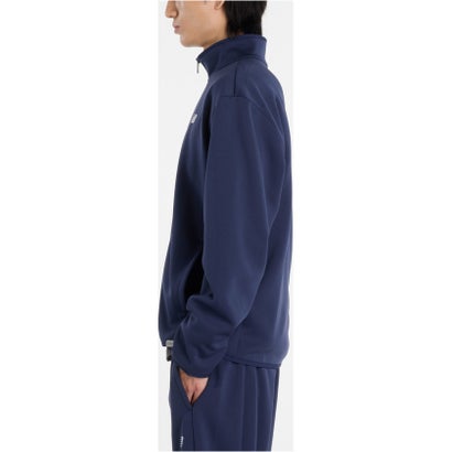 ニューバランス New Balance KNIT TRACK JACKET フルジップジャケット トレーニング ニット素材 リラックスフィット リフレクティブ （TNV チームネイビー）｜詳細画像