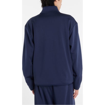 ニューバランス New Balance KNIT TRACK JACKET フルジップジャケット トレーニング ニット素材 リラックスフィット リフレクティブ （TNV チームネイビー）｜詳細画像