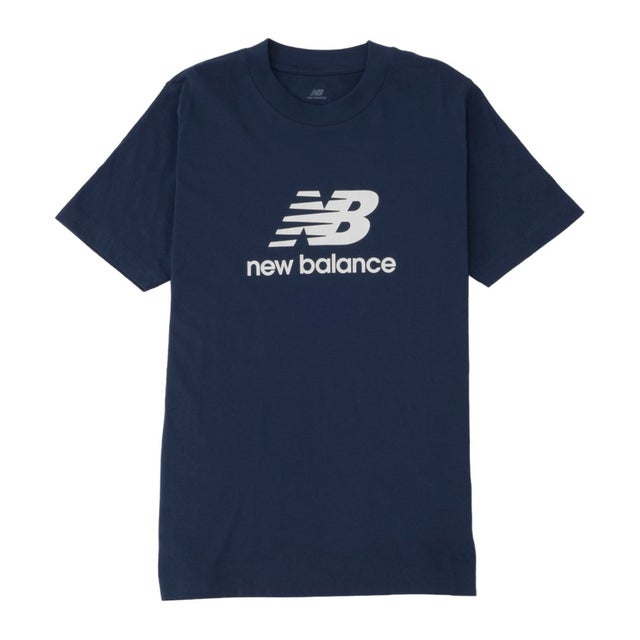 Stacked Logo ショートスリーブTシャツ メンズ 半袖 トップス コットン ロゴ フィ （NNY NBネイビー）