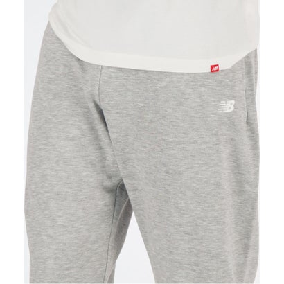 ニューバランス New Balance Sport Essentials Small logo スウェットジョガーパンツ メンズ ロングパンツ 長ズボン 裏起毛 （AG アスレチックグレー）｜詳細画像