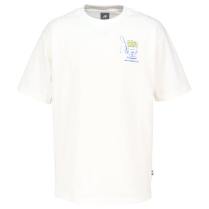 ニューバランス New Balance FISH AND CHIPS T-SHIRT MT61I5BM （WT ホワイト）｜詳細画像