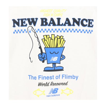ニューバランス New Balance FISH AND CHIPS T-SHIRT MT61I5BM （WT ホワイト）｜詳細画像