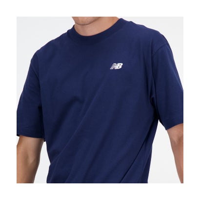 ニューバランス New Balance ニューバランススモールロゴショートスリーブTシャツ New Balance Small logo ショートスリーブTシャ （NNY NBネイビー）｜詳細画像