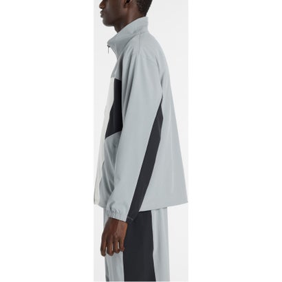 ニューバランス New Balance ニューバランス New Balance WOVEN TRACK JACKET フルジップジャケット 上着 トレーニング 吸汗速乾 リラックスフィット ハンドポケ （YST スレートグレー）｜詳細画像