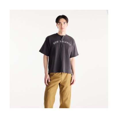 ニューバランス/メンズ/大谷翔平シグネチャーヘンリーネックショートスリーブTシャツ （GRAY）｜詳細画像