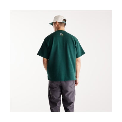 ニューバランス/メンズ/大谷翔平シグネチャーヘンリーネックショートスリーブTシャツ （GREEN）｜詳細画像