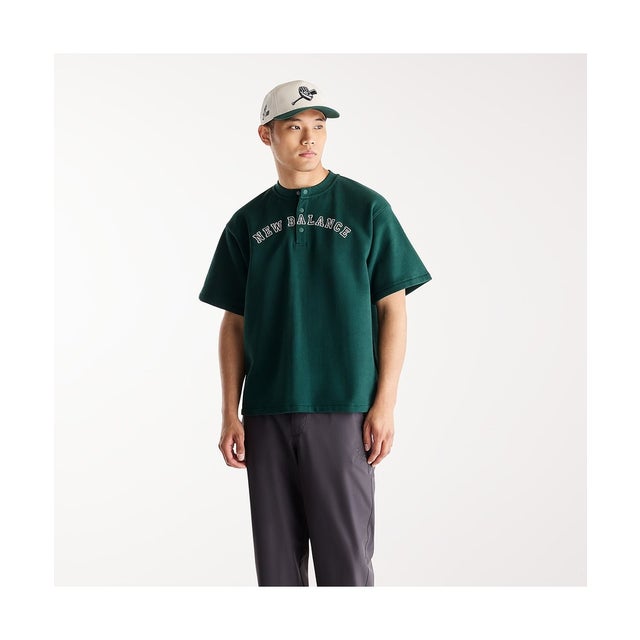 /メンズ/大谷翔平シグネチャーヘンリーネックショートスリーブTシャツ （GREEN）