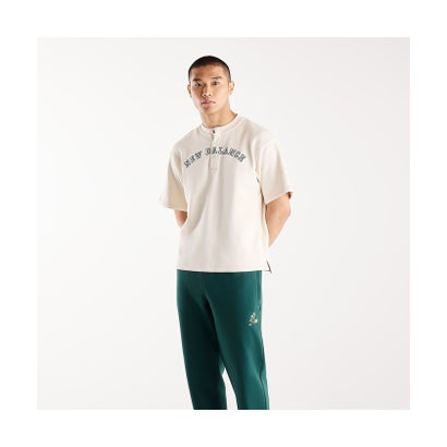 ニューバランス/メンズ/大谷翔平シグネチャーヘンリーネックショートスリーブTシャツ （BEIGE）｜詳細画像