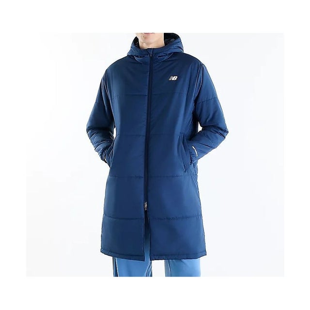 /メンズ/パデッドコート ロング （NAVY）