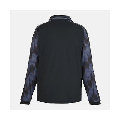 ニューバランス/メンズ/グラフィック ロングスリーブポロシャツ （BLACK）｜詳細画像