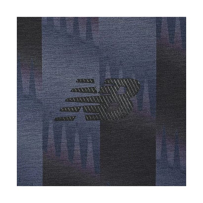 ニューバランス/メンズ/グラフィック ロングスリーブポロシャツ （BLACK）｜詳細画像