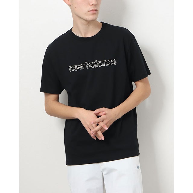 
                    メンズ 半袖Tシャツ リニアロゴショートスリーブTシャツ_ MT21924 （ブラック）