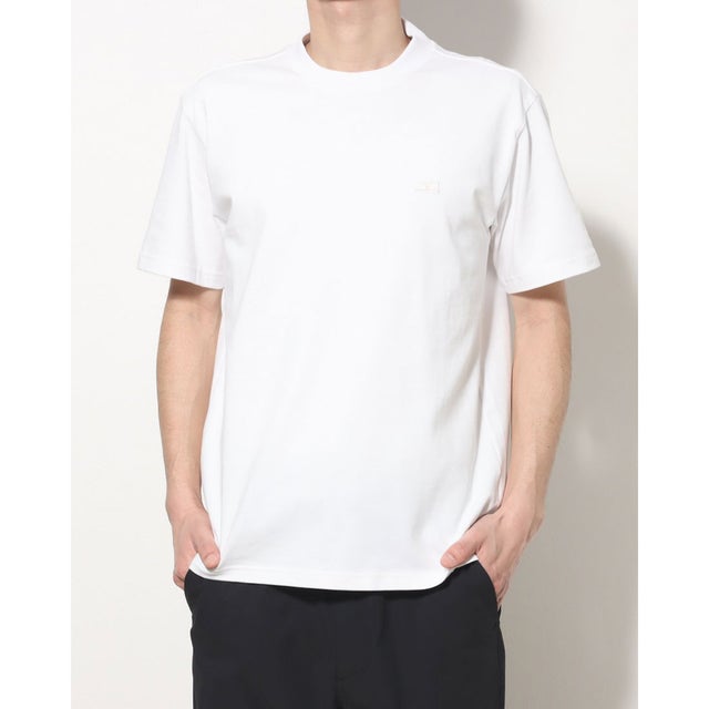 メンズ 半袖Tシャツ THE CITYハイバックネックTシャツ AMT35033 （ホワイト）