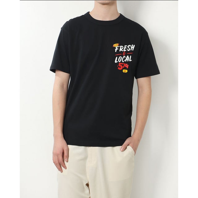 
                    メンズ 半袖Tシャツ グラフィックショートスリーブTシャツ MT31521 （ブラック）