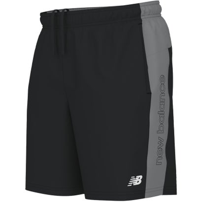 ニューバランス New Balance スポーツグラフィックショーツ7インチ インナー無し メンズ ショートパンツ ハーフパンツ ボトムス 吸 （BK ブラック）｜詳細画像