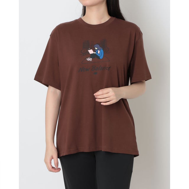 レディース 半袖Tシャツ Reading In Park T-Shirt Womens_ WT6242Y4 （パンパーニッケル）