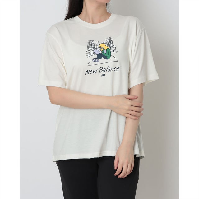 レディース 半袖Tシャツ Reading In Park T-Shirt Womens_ WT6242Y4 （シーソルト）