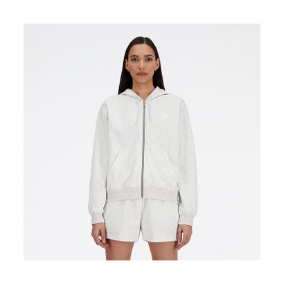 ニューバランス/レディス/Sport Essentials フレンチテリーフルジップ （GRAY）｜詳細画像