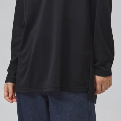 レディース 長袖機能Tシャツ ファンクションロングスリーブTシャツ_ WT62P7OZ （ブラック）｜詳細画像