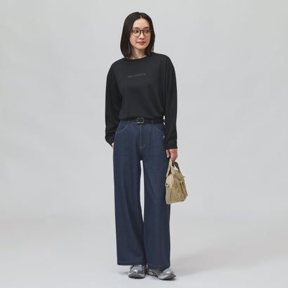 レディース 長袖機能Tシャツ ファンクションロングスリーブTシャツ_ WT62P7OZ （ブラック）｜詳細画像