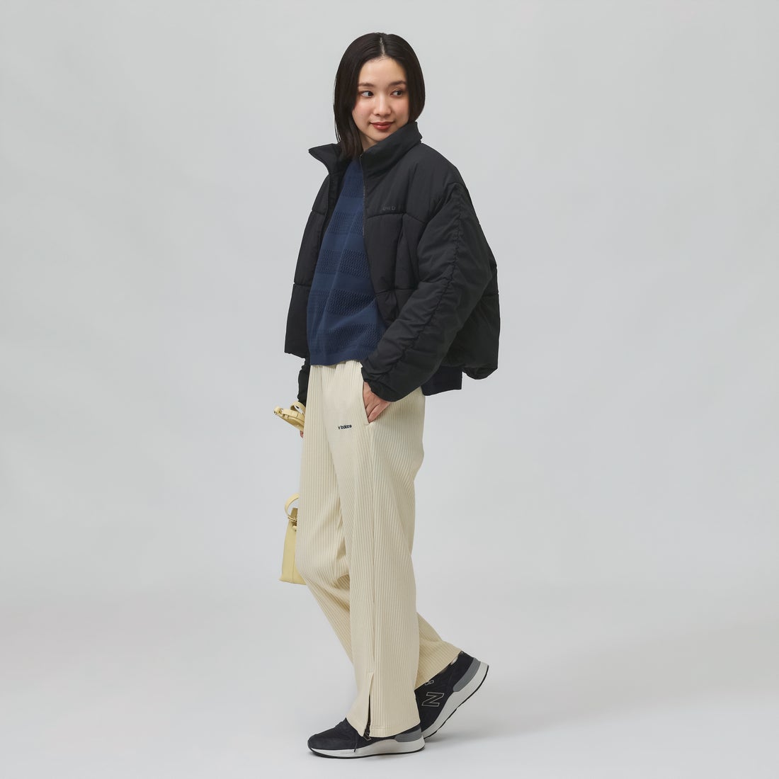 ATTACHMENT archive リネン 光沢 バナナ ロングパンツ ニューバランス New Balance レディース ライフスタイルロングパンツ