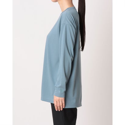レディース 長袖機能Tシャツ ファンクションロングスリーブTシャツ_ WT62P7OZ （ジンクブルー）｜詳細画像