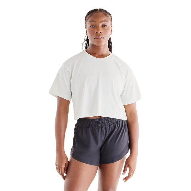 Klutch X NBクロップドバーサタイルTシャツ（Klutch X NB Cropped Versatile T-Shirt） （MINT WATER）