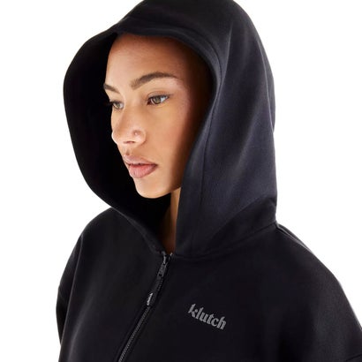 ニューバランス New Balance Klutch X NB コットンスウェットフルジップフーディ（Klutch X NB Cotton Sweat Full Zip Hoodie） （CAVIAR）｜詳細画像