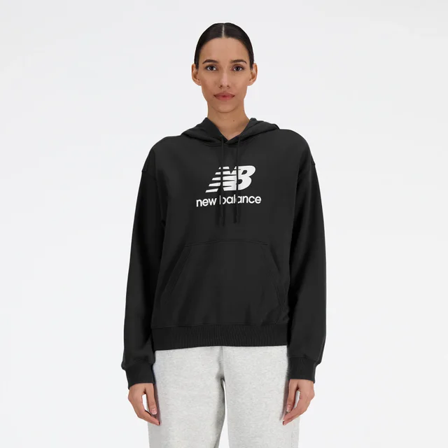 ウェア レディース パーカー WT41504 new balance （ブラック）