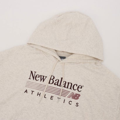 ニューバランス New Balance レディース スウェットパーカー Trackside フレンチテリーフーディ(裏毛)_ WT6288NO （リネンヘザー）｜詳細画像