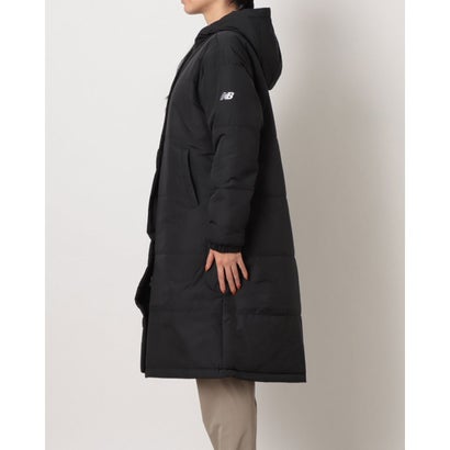 レディース ベンチコート パデッドコート ロング_ WJ6285HR （ブラック）｜詳細画像