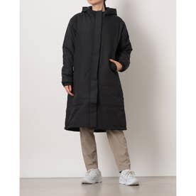 レディース ベンチコート パデッドコート ロング_ WJ6285HR （ブラック）