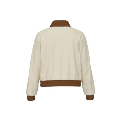 ニューバランス New Balance ニューバランス/レディス/スポーツレガシーピケクォータージップロングスリーブTシャツ （WHITE）｜詳細画像