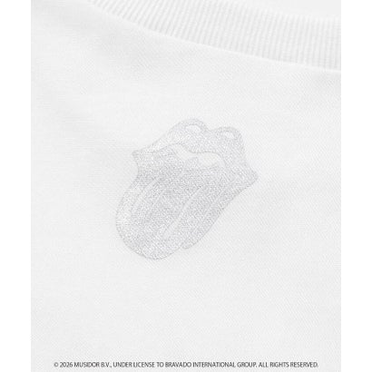 【ザ・ローリング・ストーンズxNEXCHIC】天竺フロッキープリントTシャツ(1 （レッド）｜詳細画像