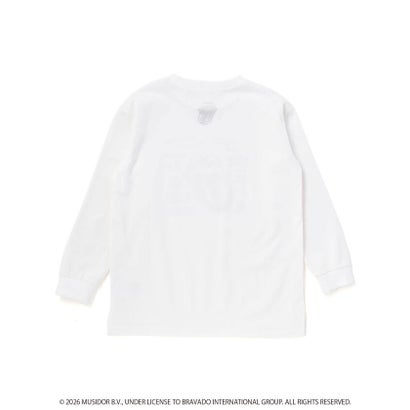 【ザ・ローリング・ストーンズxNEXCHIC】天竺フロッキープリントTシャツ(1 （ホワイト）｜詳細画像