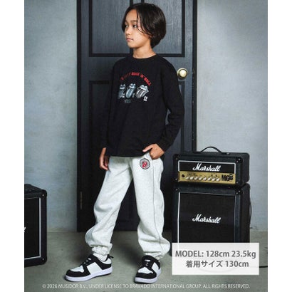 【ザ・ローリング・ストーンズxNEXCHIC】天竺フロッキープリントTシャツ(1 （ブラック）｜詳細画像