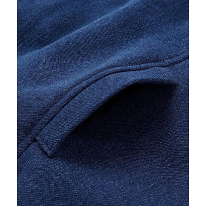 ネクシック nexchic ハーフジップデニム裏毛切り替えワンピース(110~150cm) （グレー）｜詳細画像