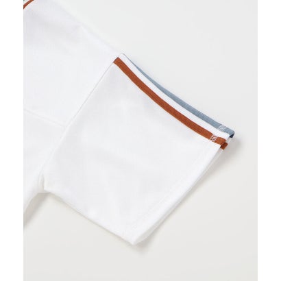 太ラインポイントメッシュTシャツ(110~150cm) （グレー）｜詳細画像